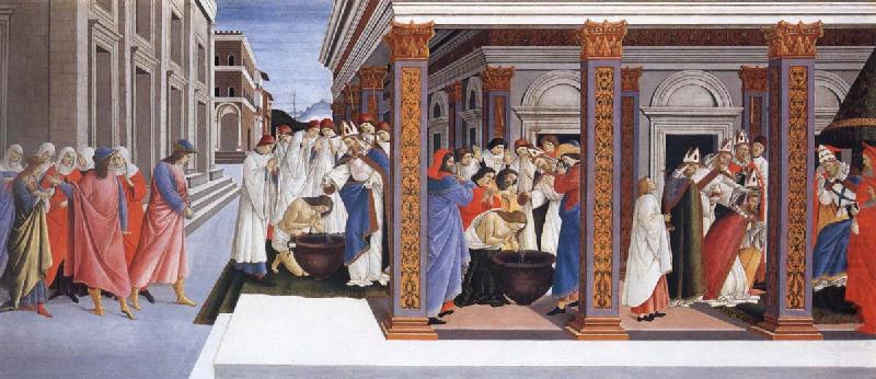 Sandro Botticelli incidents in the life of Saint Zenobius china oil painting image